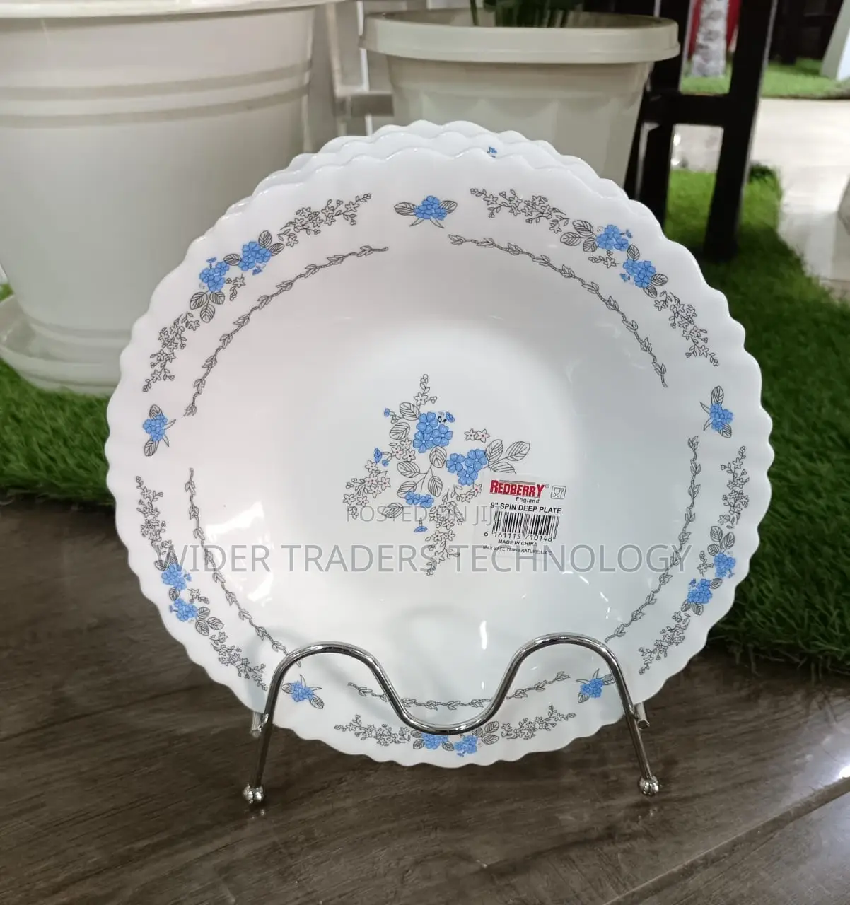 *Heat Resistant Glassware Plates*
9' Deep Plate