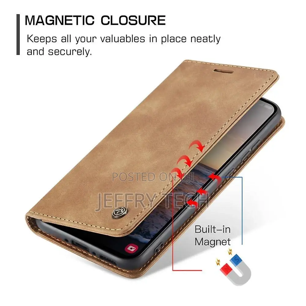 CASEME Plånboksfodral Samsung Galaxy A54 5G - Brun