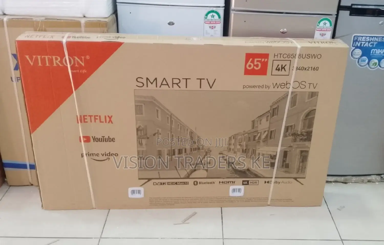 Vitron 65 Inches Smart Android Frameless Webostv Tv