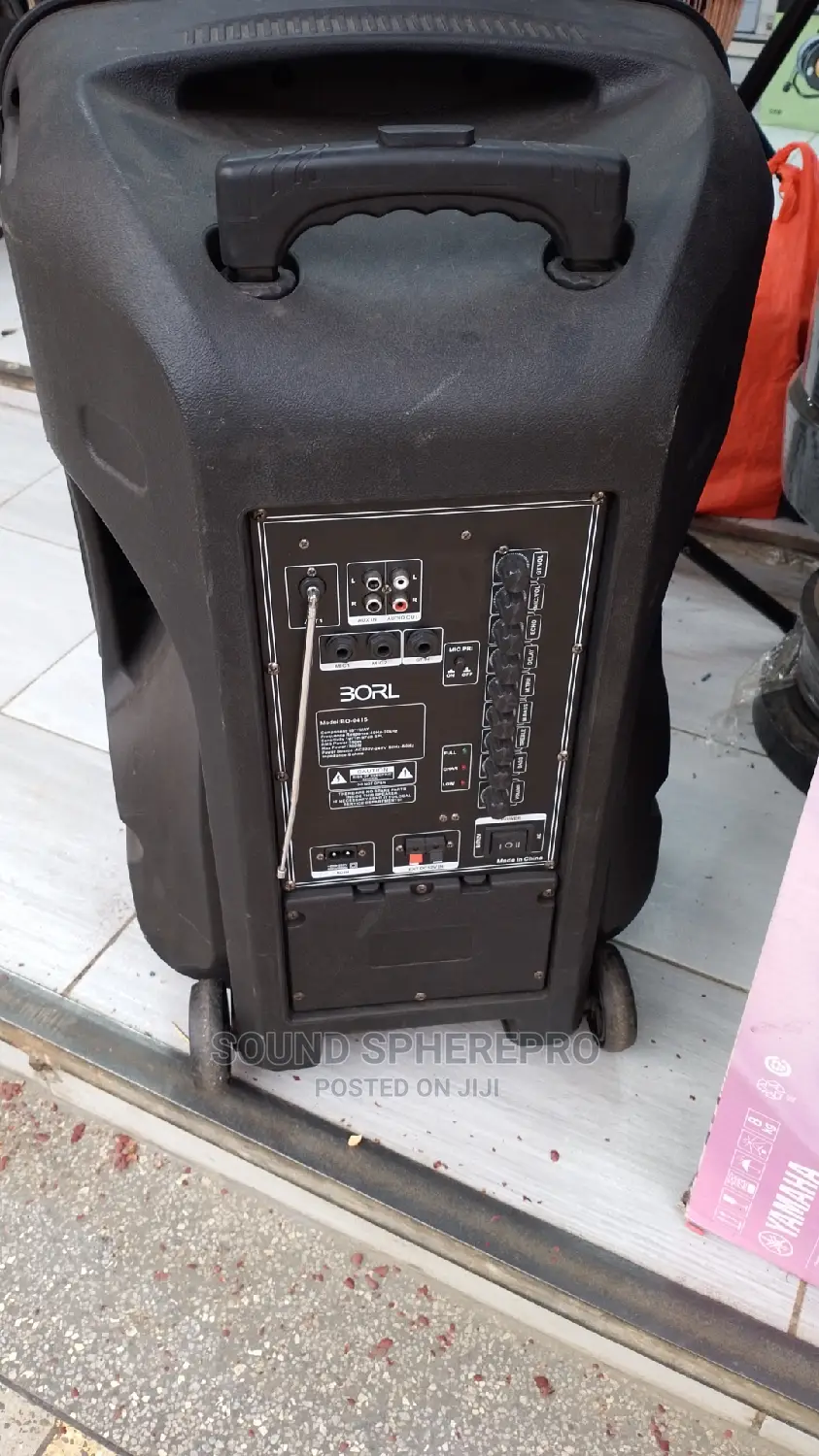 BORL BO- 0415 15 Inch Powered Speaker With Two Microphone