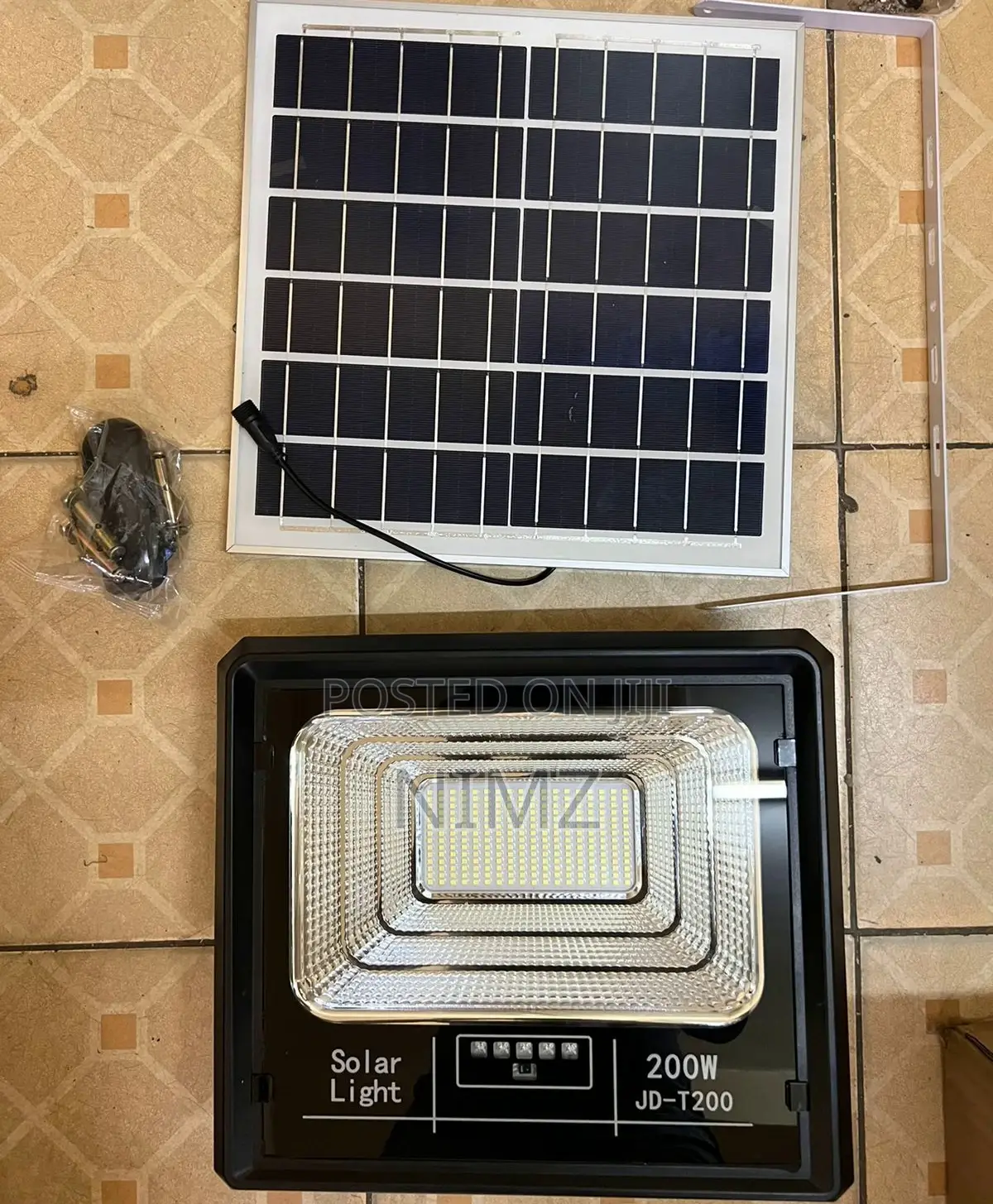Original Solar Light 200 Watts Super Bright Flood Light
