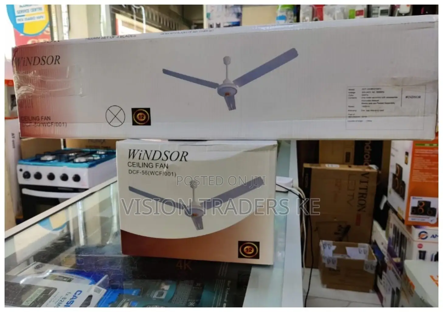 Windsor 56 Inches Ceiling Fan✓