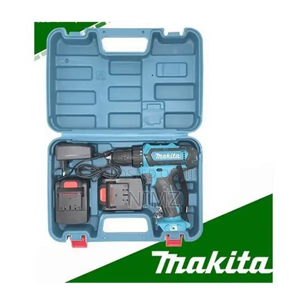 Makita Accessories 18V Cordless 2 Battery Electric Drill Wit
