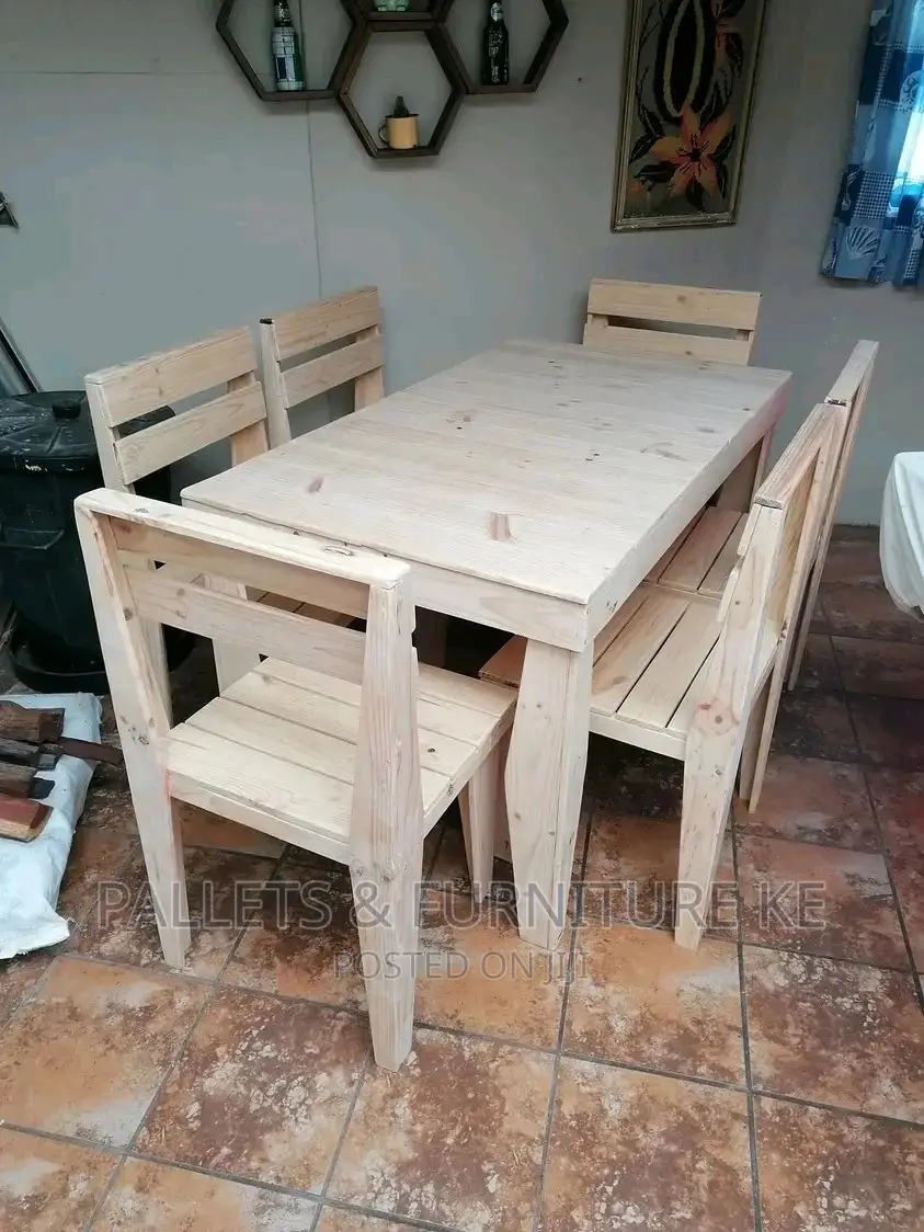 6 Seater Simple Dining Table