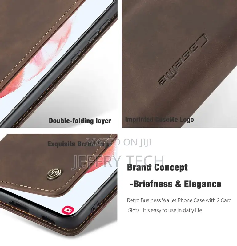 Horizontal Flip Leather Case for Samsung Galaxy S21 5G Brow