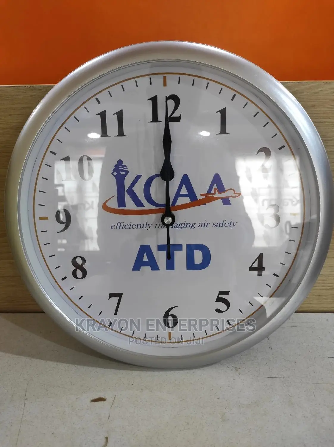 Silver Wallclock