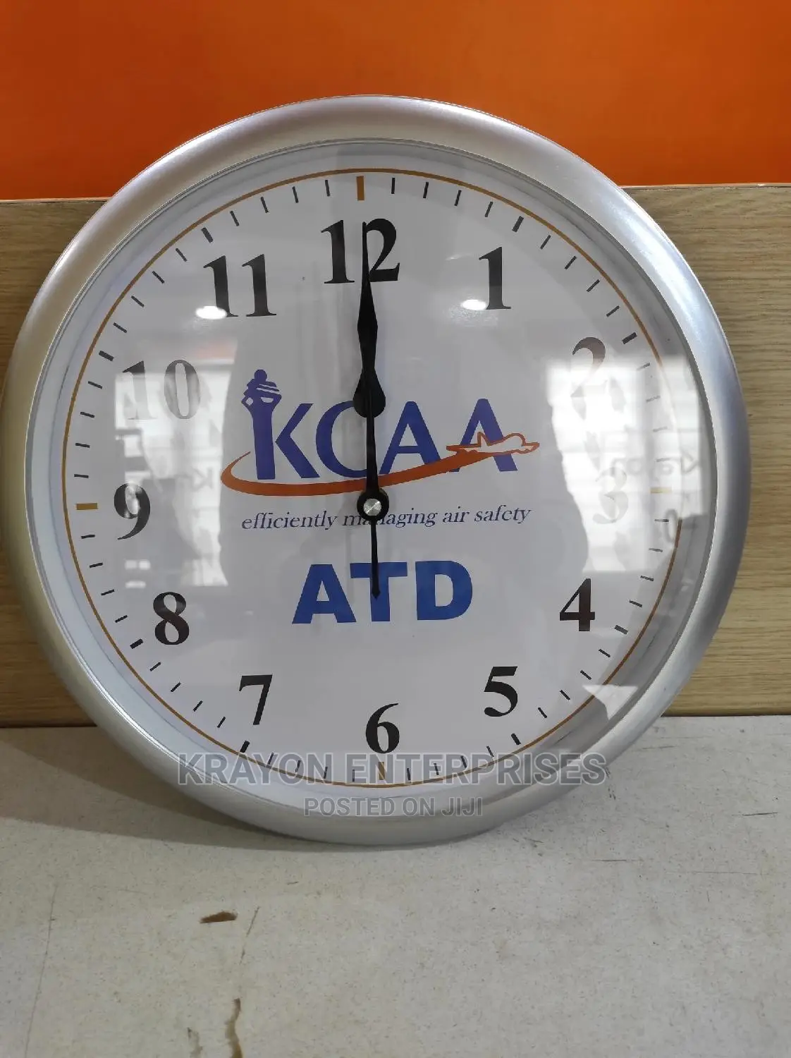 Silver Wallclock