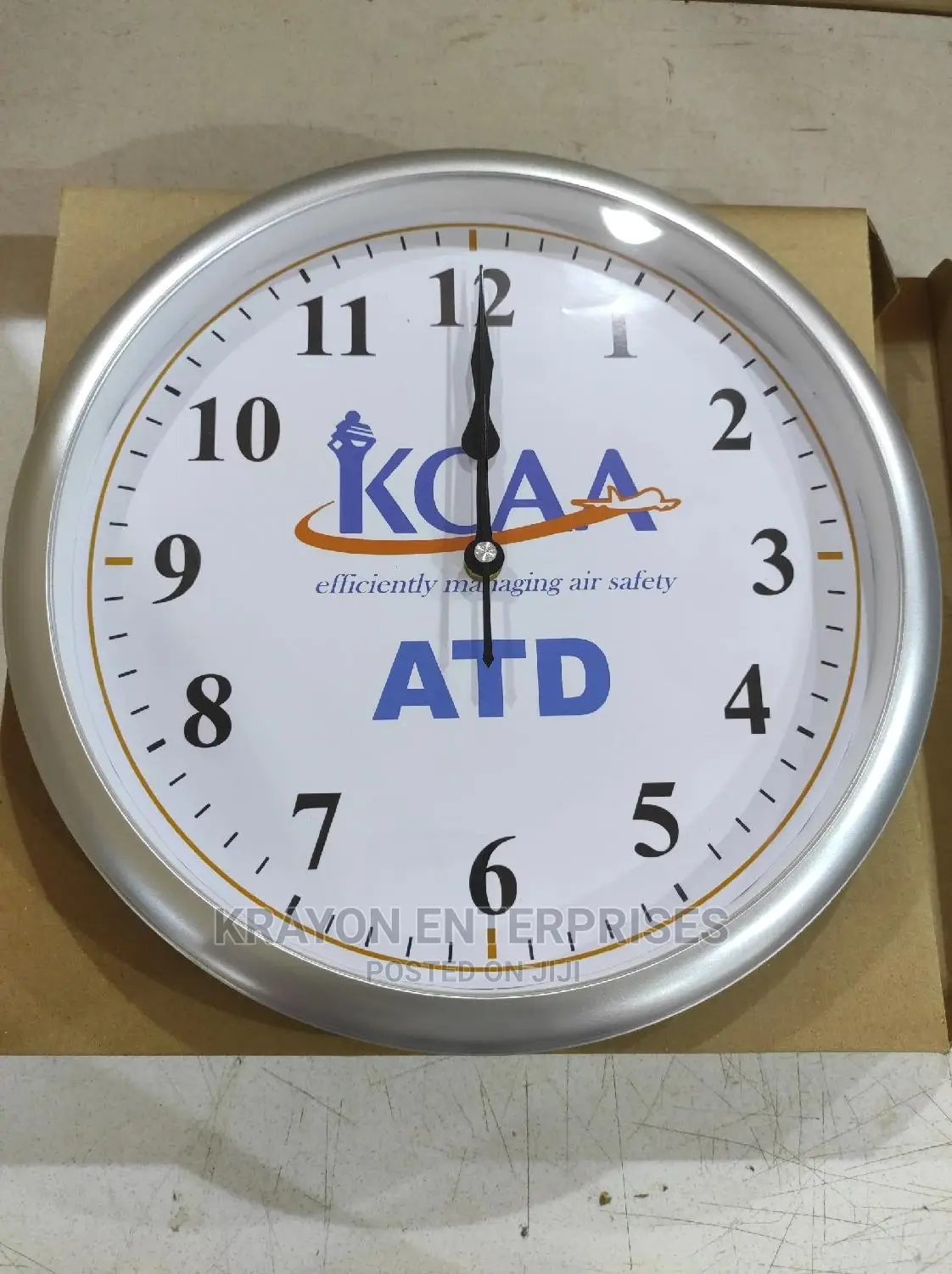 Silver Wallclock