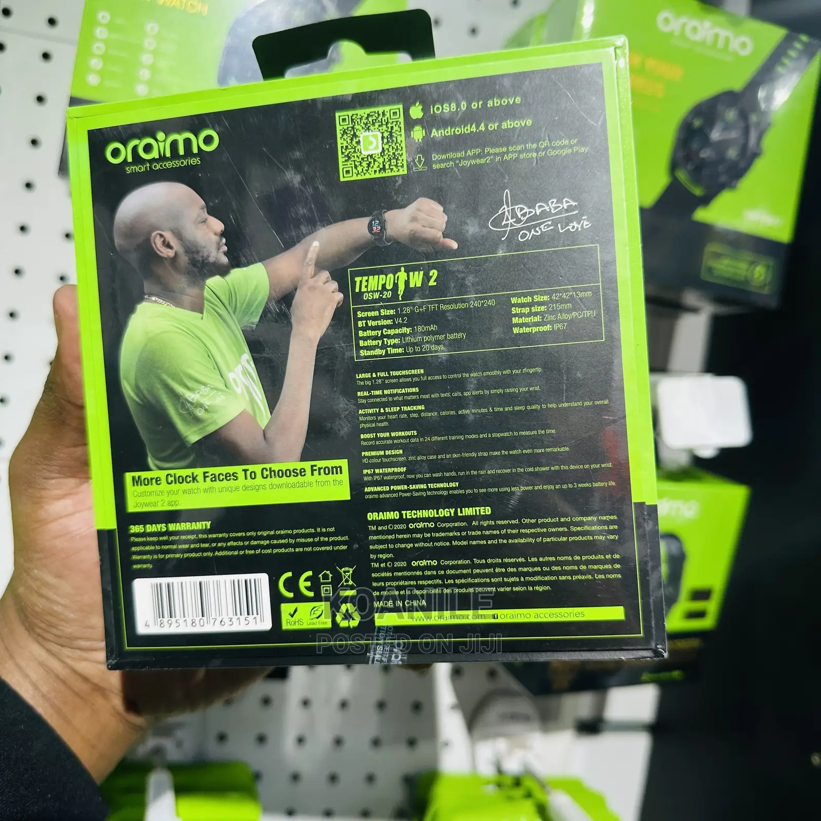 Oraimo Smart Watch OSW-20 Tempo W 2