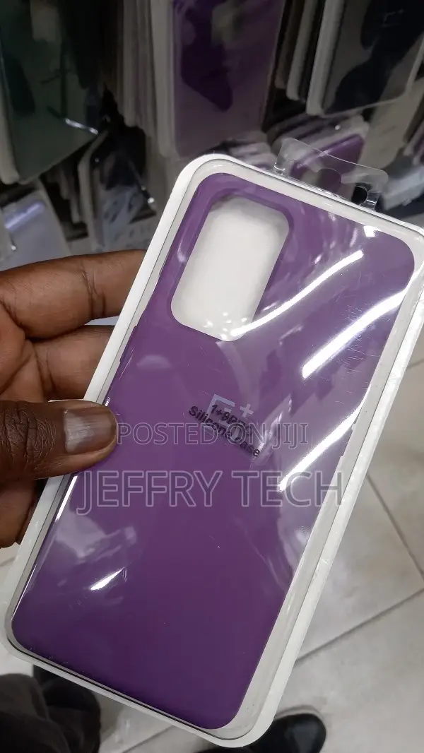 Luxury Silicone Case for Oneplus 9 Pro - Purple Violet