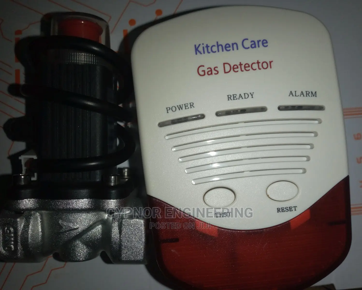 Natural Gas Detector With Valve