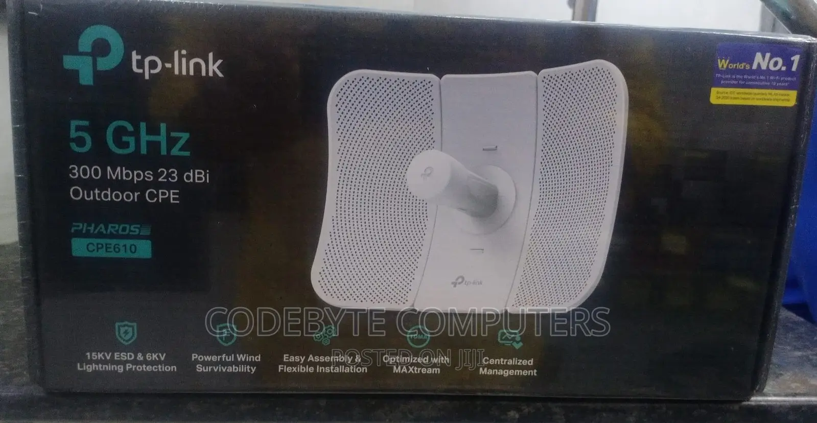 Tp-Link 5ghz 300mbps 23dbi Outdoor CPE - TL-CPE610