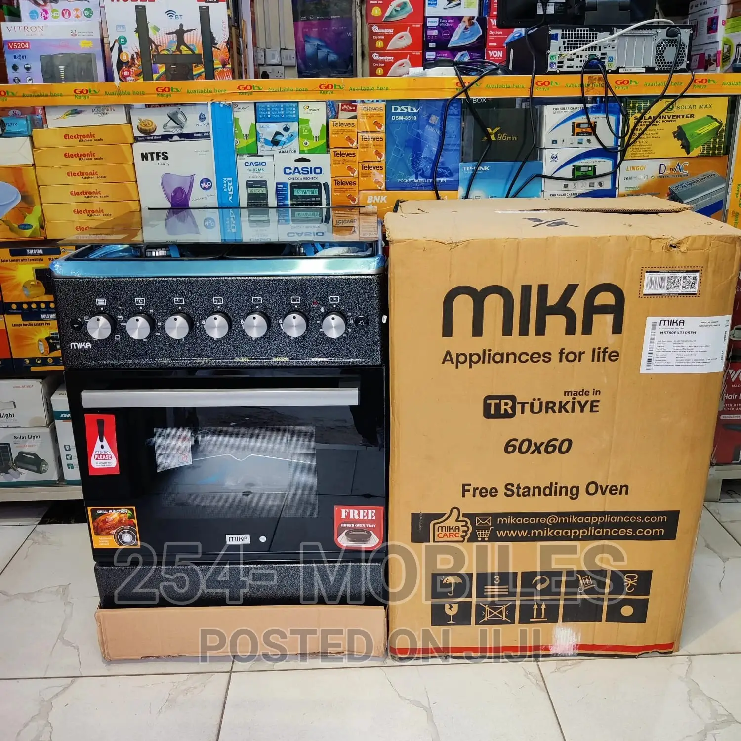 Mika (Mst6131hi/Tr4) 60cm X 60cm,3 + 1, Standing Cooker