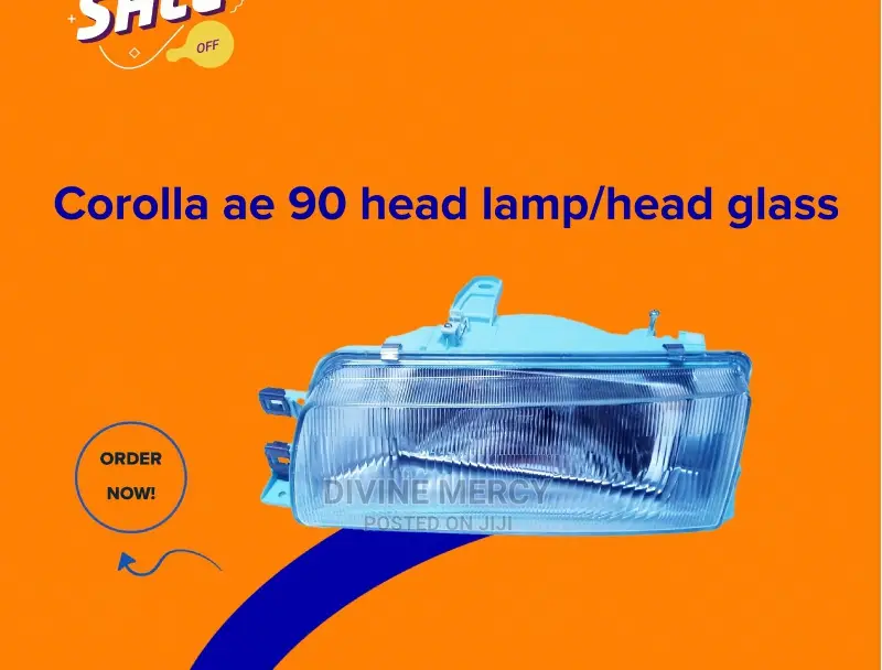 Corolla Ae 90 Head Lamp Lights/Head Glass
