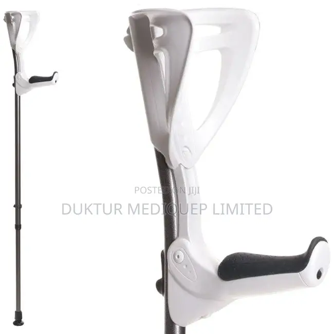 France-made Ergotech Elbow Crutches, 130kg Maximum Load 2pc