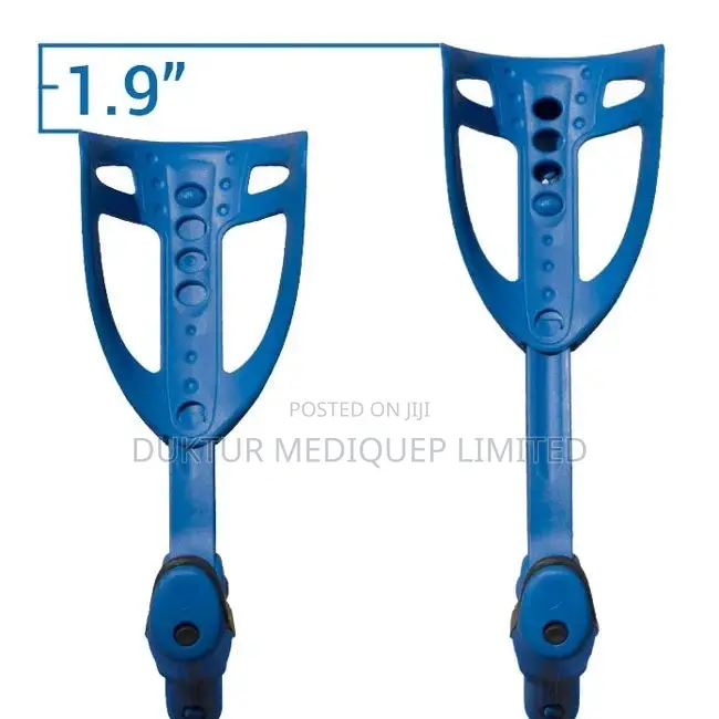 France-made Ergotech Elbow Crutches, 130kg Maximum Load 2pc