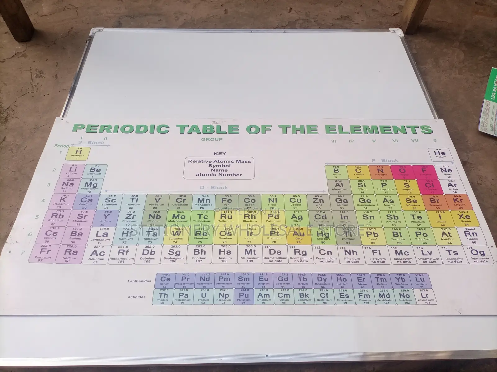 School Periodic Table 4ftx2ft