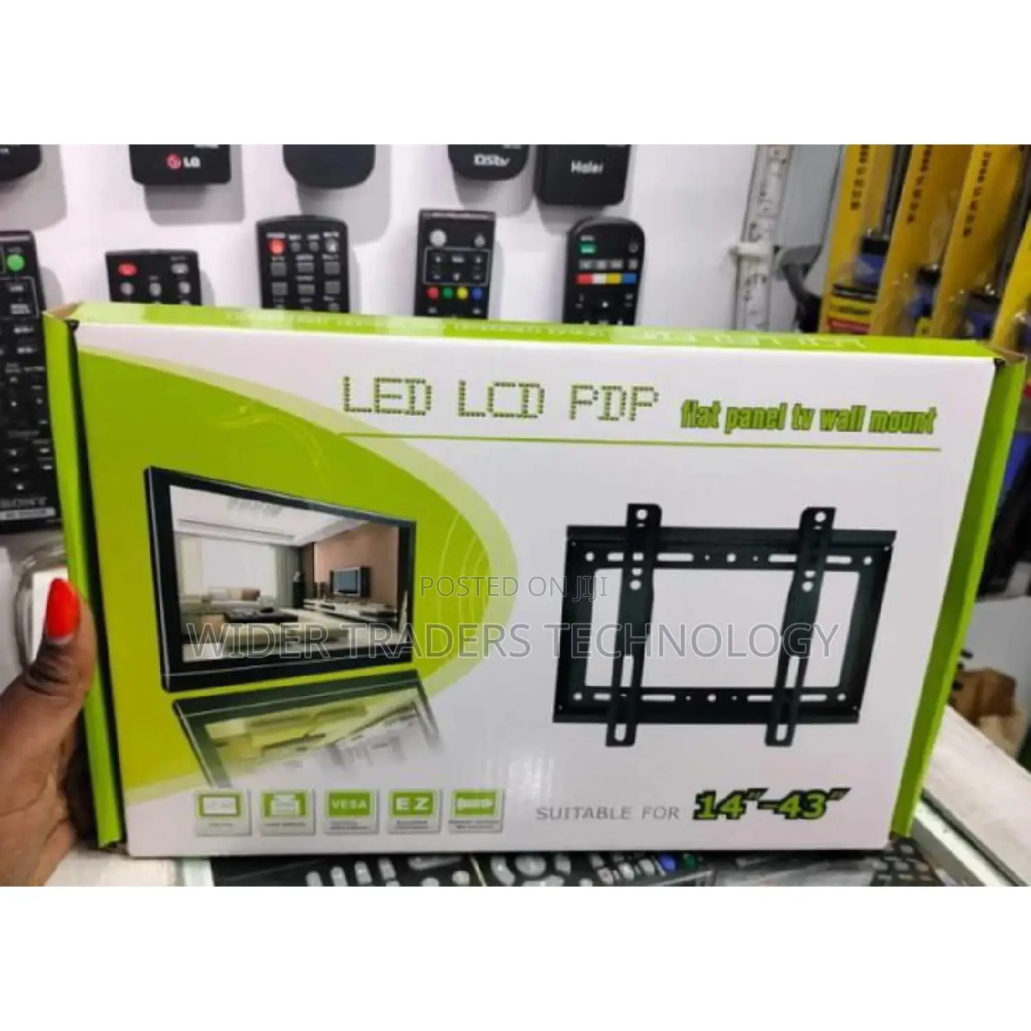 Fixed Wall Mount of Up to 43"