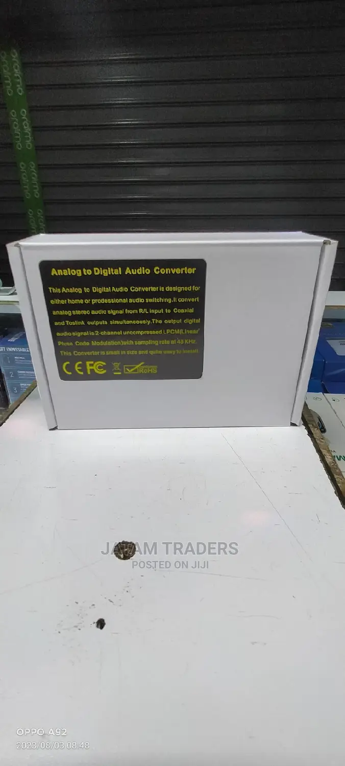 Audio Converter, Analog to Digital