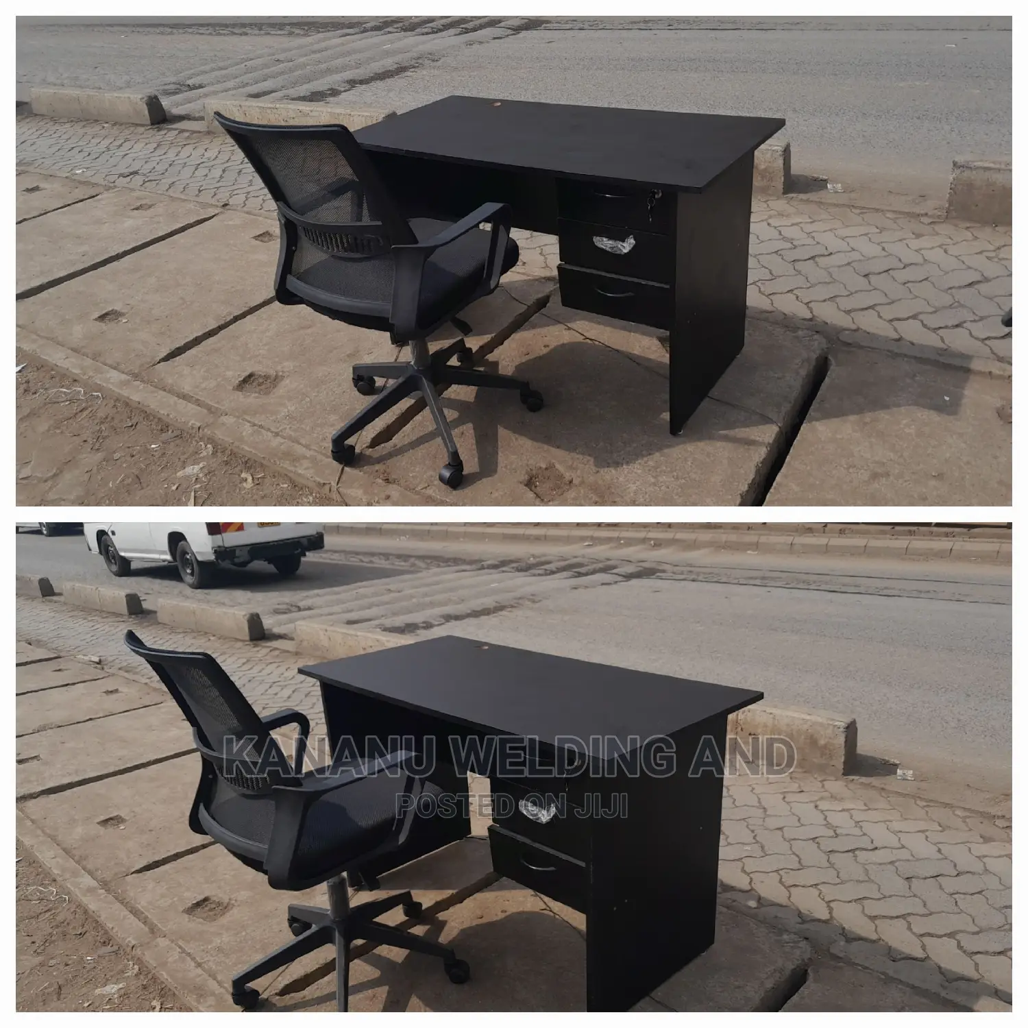 Office Desk and Office Chair