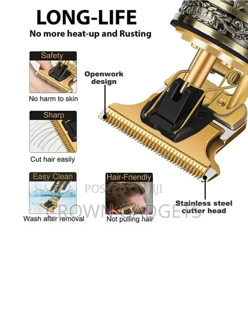 VINTAGE Hair Clippers for Men, Professional