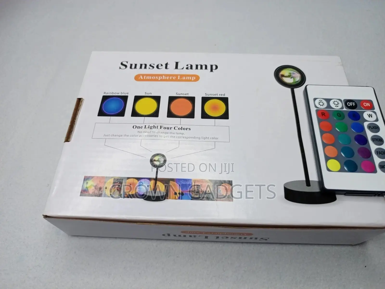 180 Degree Rotation Sunset Light Projector 16 Colors