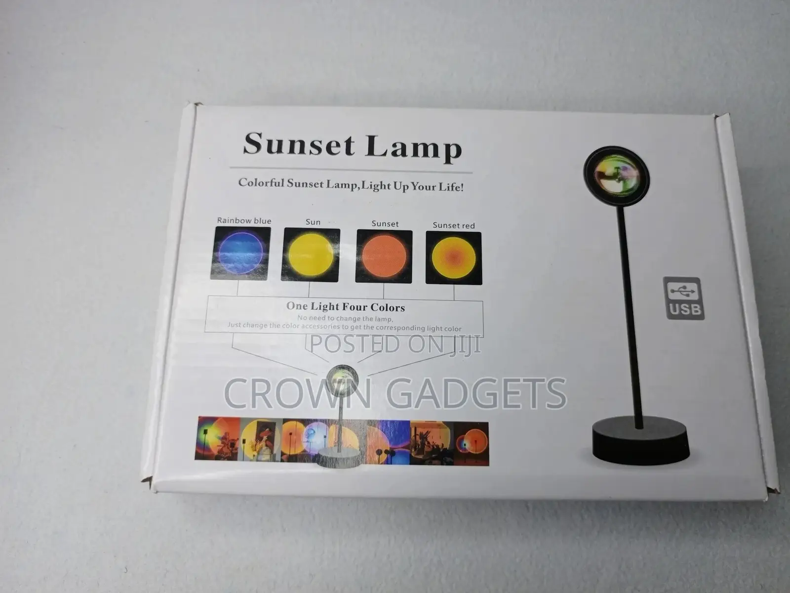 16 Colors Romantic Visual Mood Lighting Lamp With Remote