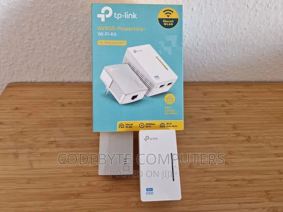 Tp-Link 4220KIT 300mbps AV600 Wi-Fi Powerline Extender