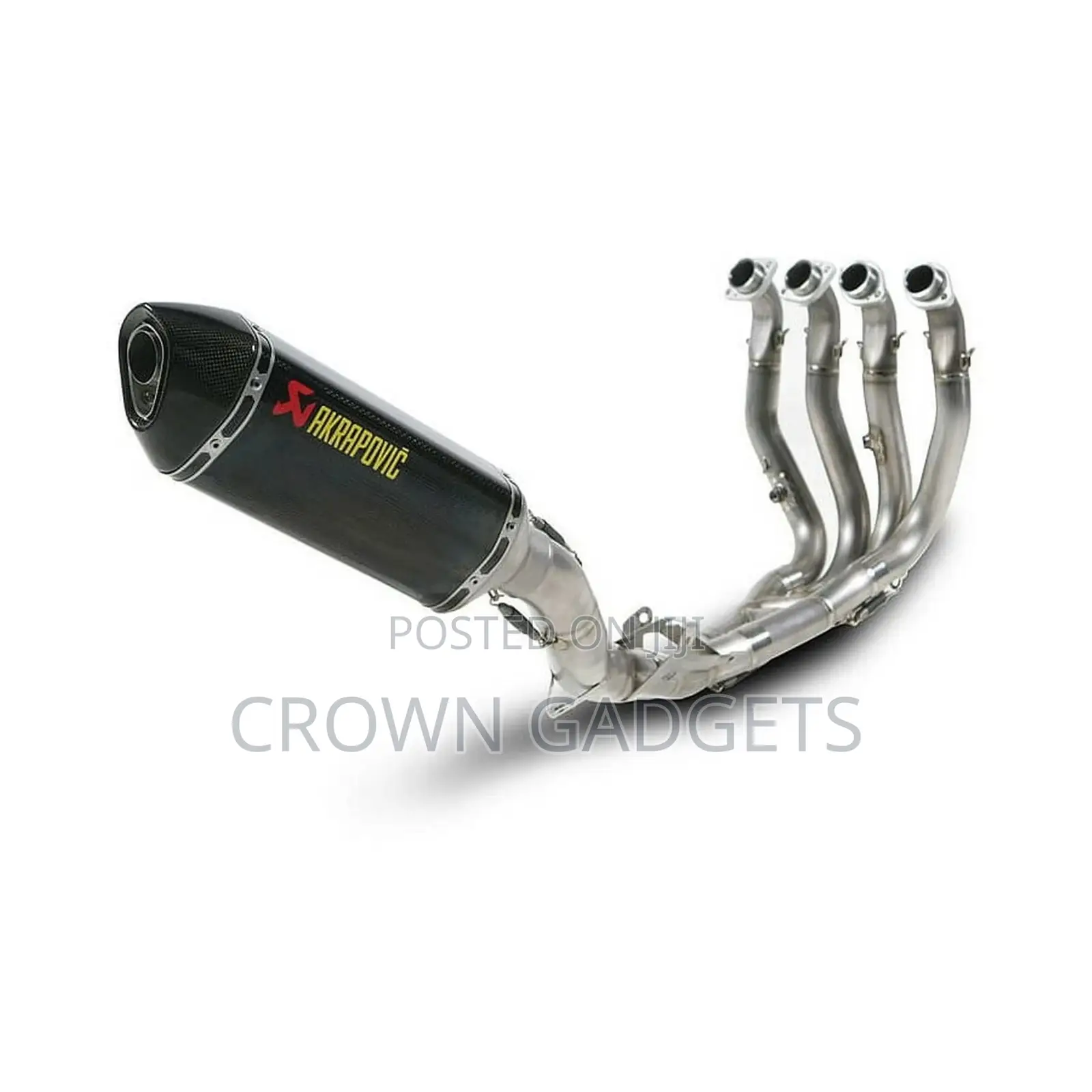 Black Universal Bike AKRAPOVIC