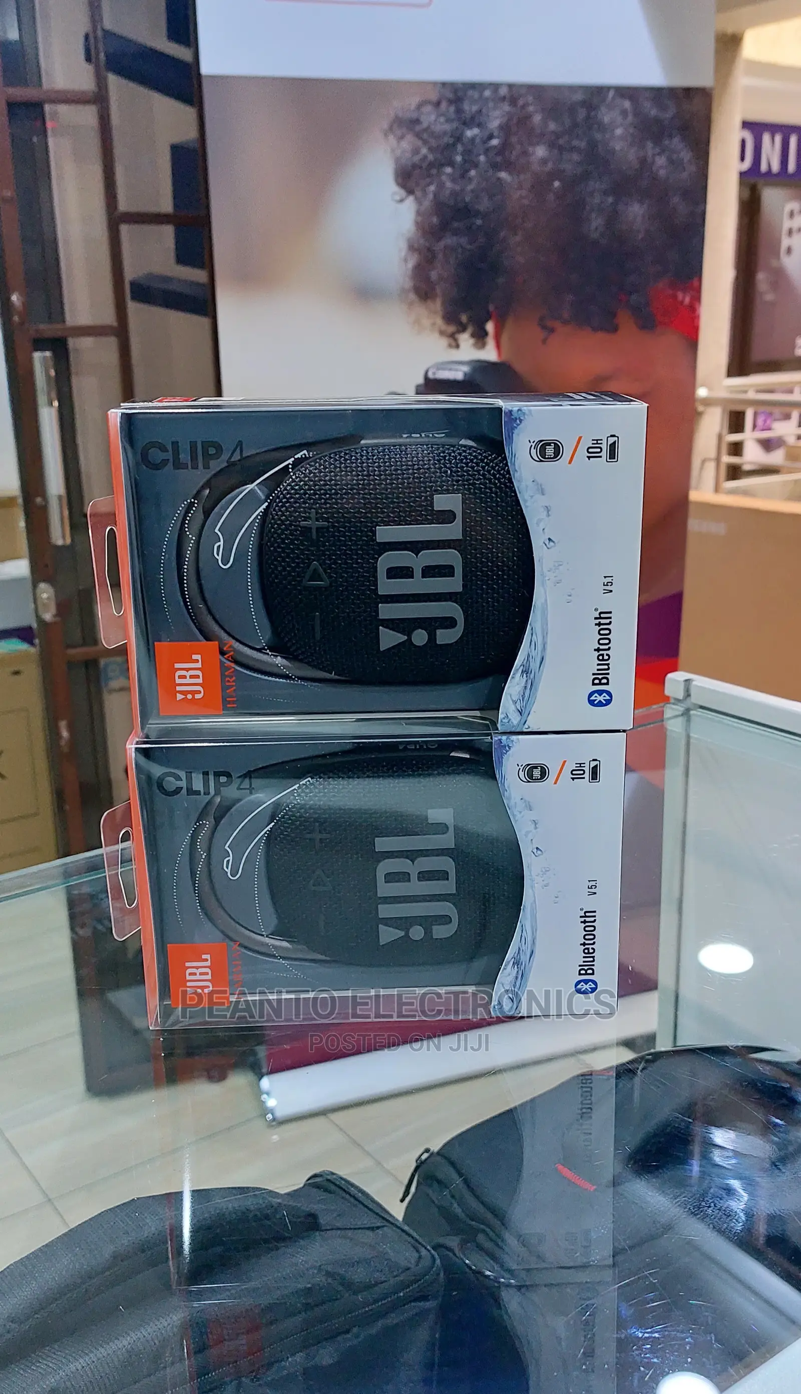 JBL Clip 4: Portable Speaker With Bluetooth.
