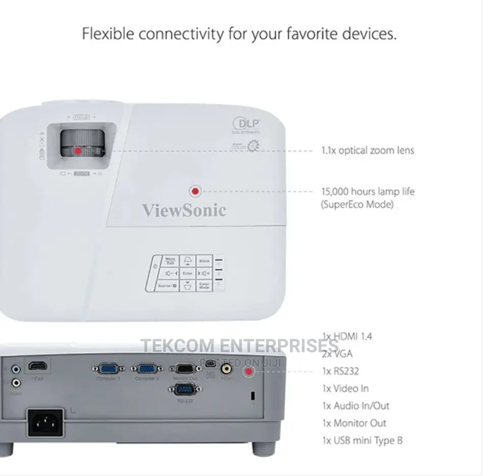 Viewsonic Pa503w Wxga~3800 Ansi Lumens DLP Projector