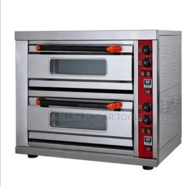 Commercial Electric Oven Two Deck Four Trays