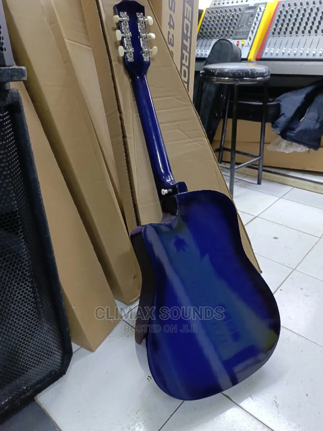 Semi Acoustic Guitar Blue 38