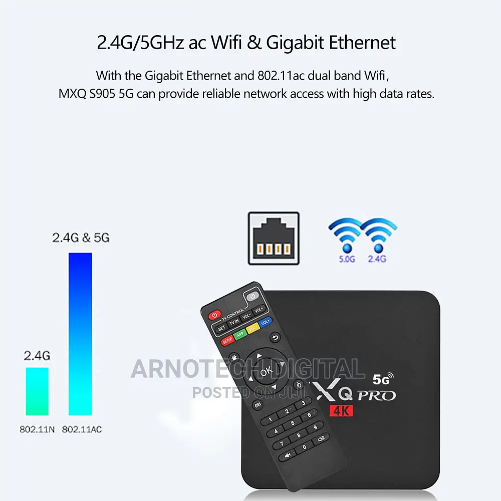 MXQ Pro Tv Box 4gb + 64gb Android 10.1 Smart Tvbox