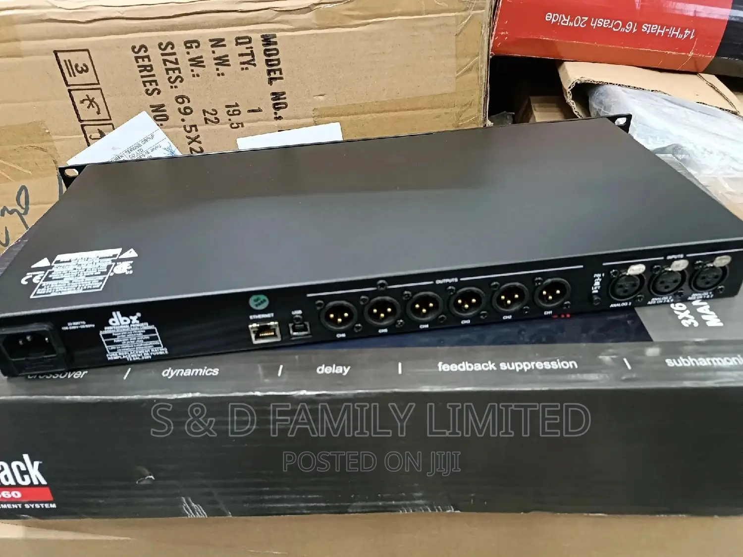 Venu360 Speaker Management System DBX Drive Rack