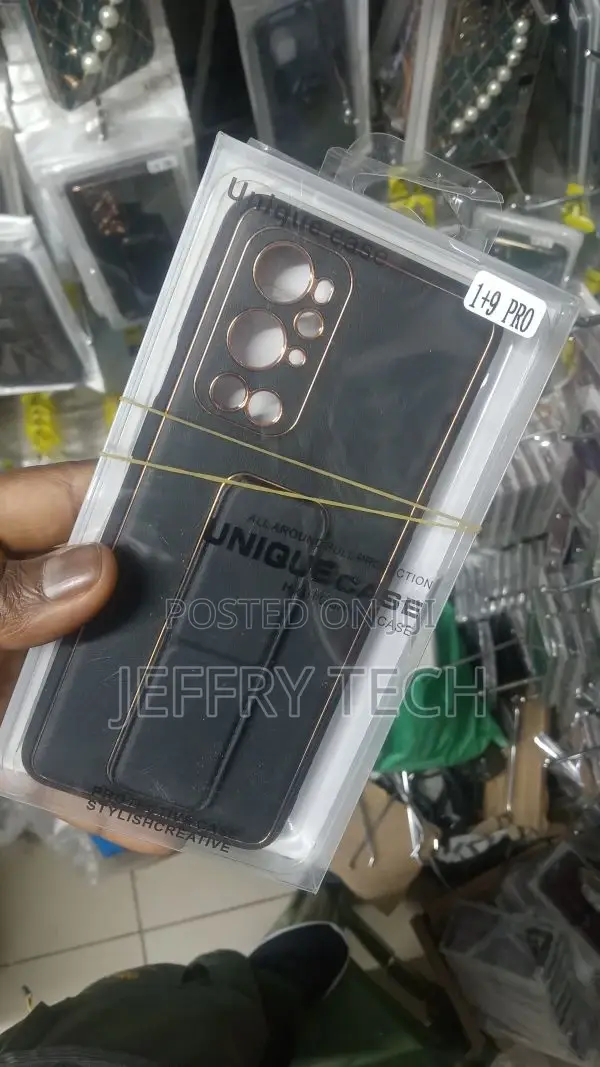 Oneplus 9 Pro Case Silicone Wrist Strap Holder Stand Phone