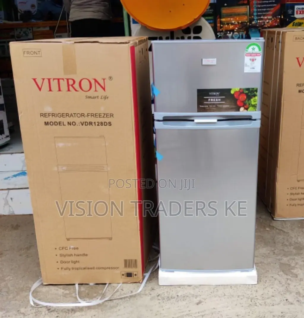 VITRON VDR128DS Double Door 128ltrs Refrigerator