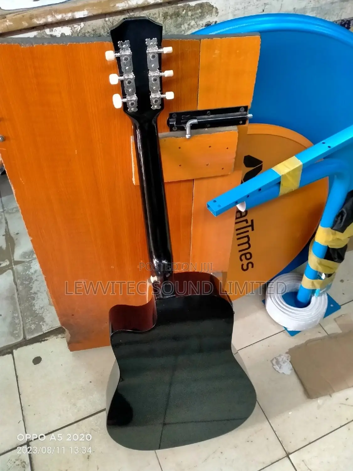 Black Acoustic Guitar