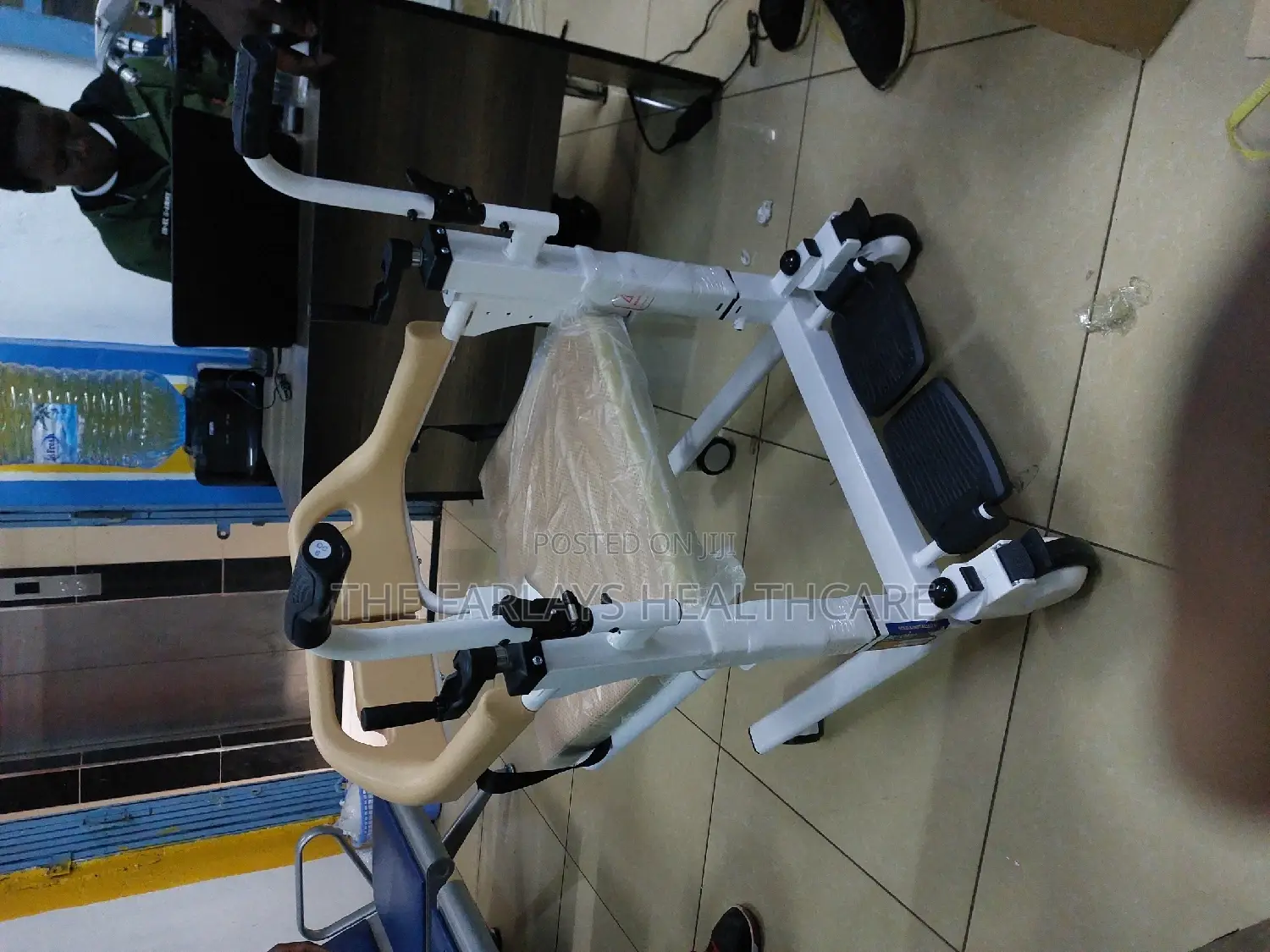 Patient Transfer Chair With Commode.