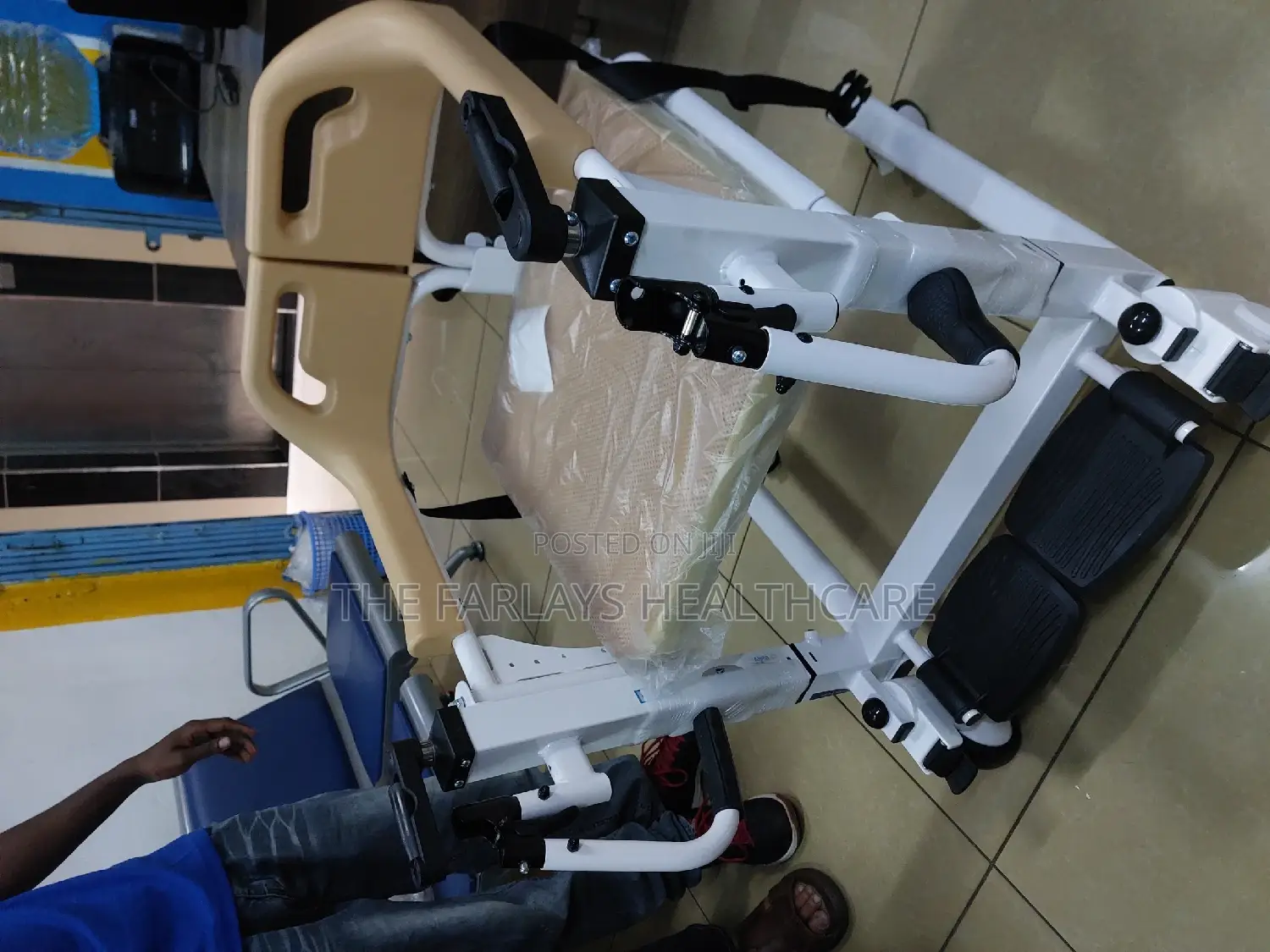 Patient Transfer Chair With Commode.