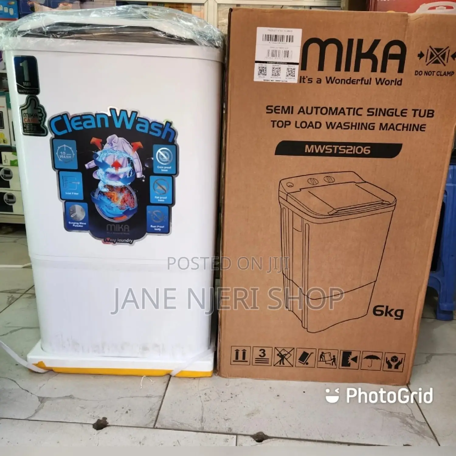 6kg Single Tub Washing Machine