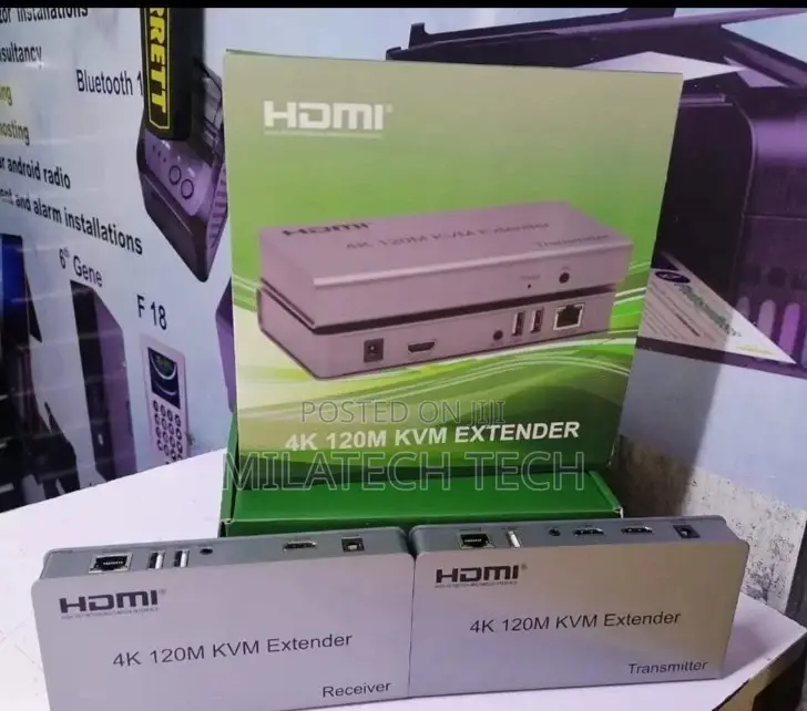 Rated-Hdmi USB KVM Extender 120M Over Cat6 KVM Extender HDMI