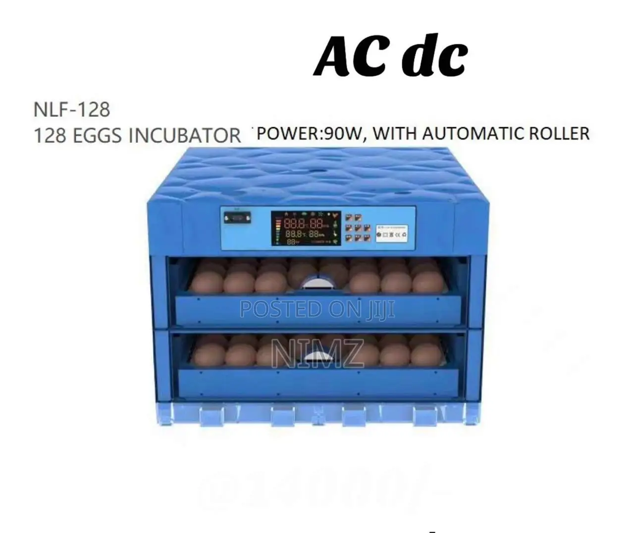 128 Egg Incubator Intelligent Automatic Egg Hatcher -Can Use