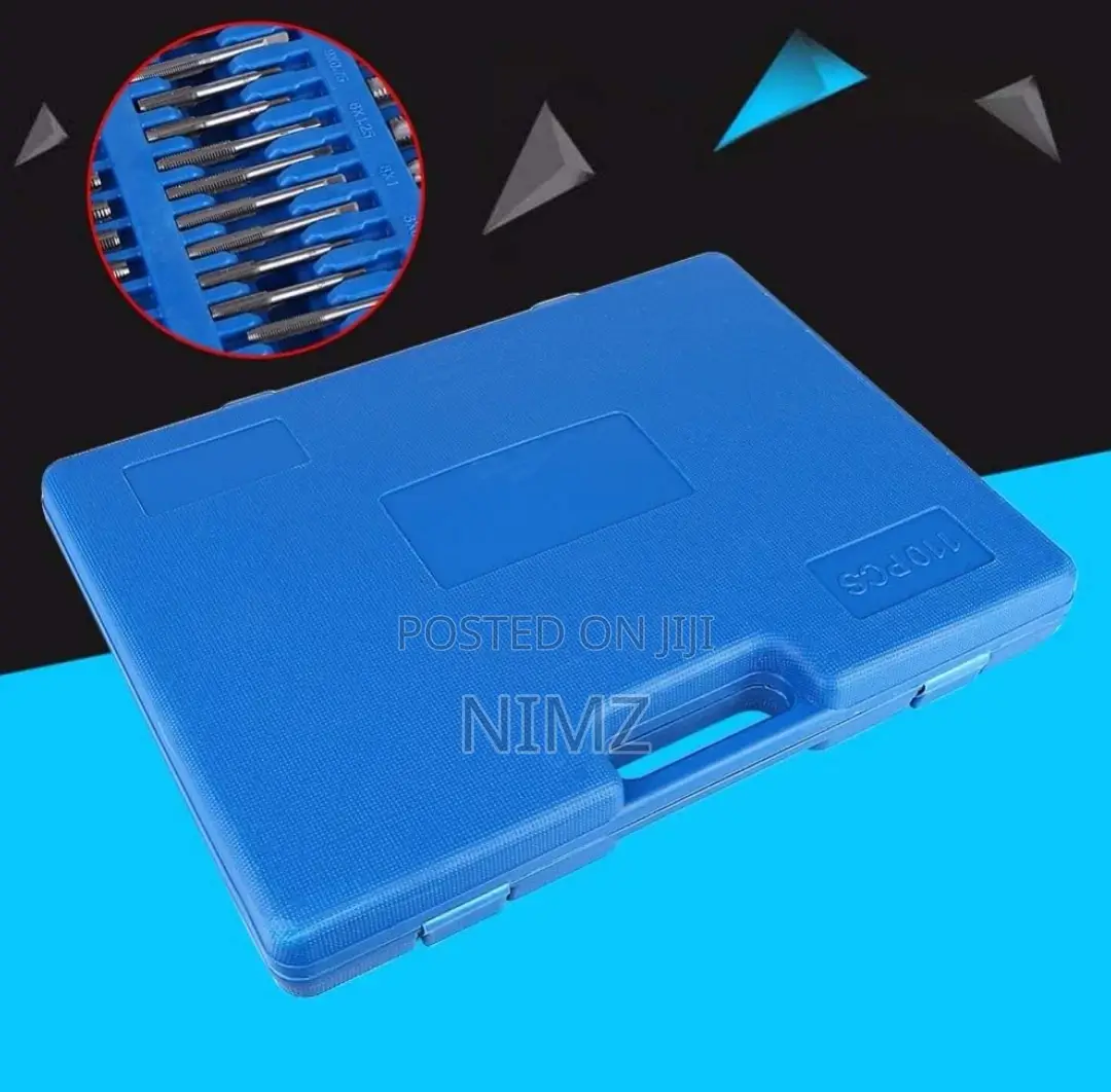 110pcs Tap And Die Set, M2-m18 Round Dies And Taps Threading
