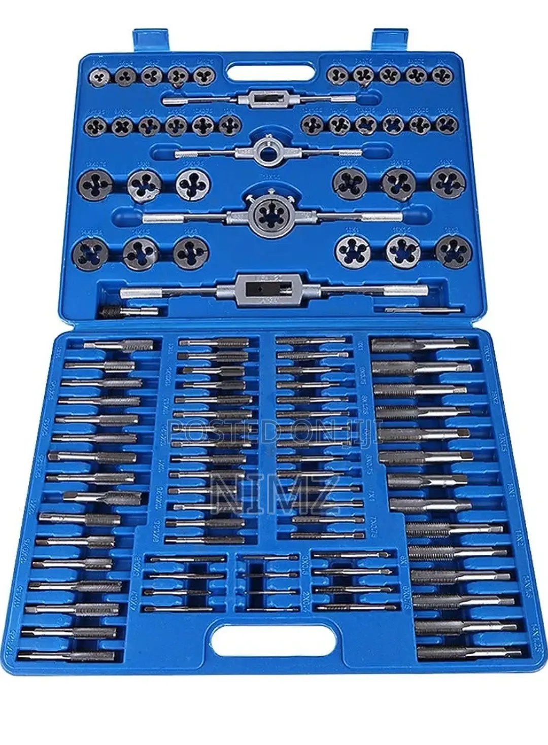 110pcs Tap And Die Set, M2-m18 Round Dies And Taps Threading