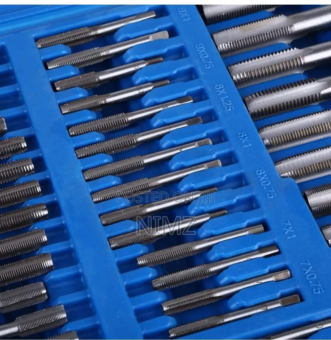110pcs Tap And Die Set, M2-m18 Round Dies And Taps Threading