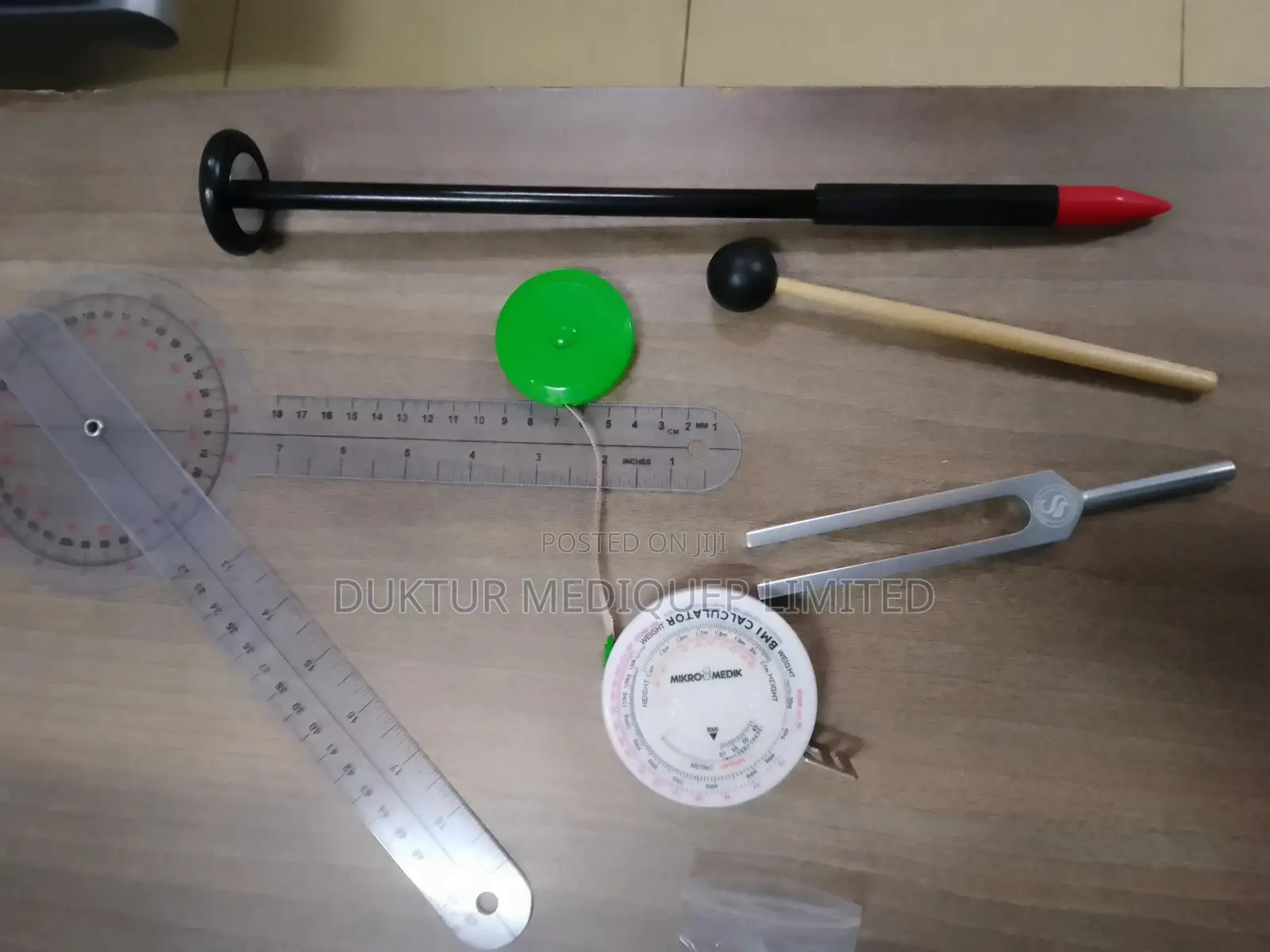 Orthopedic Hammer Tuning Fork,Goniometer,BMI Tape Measure