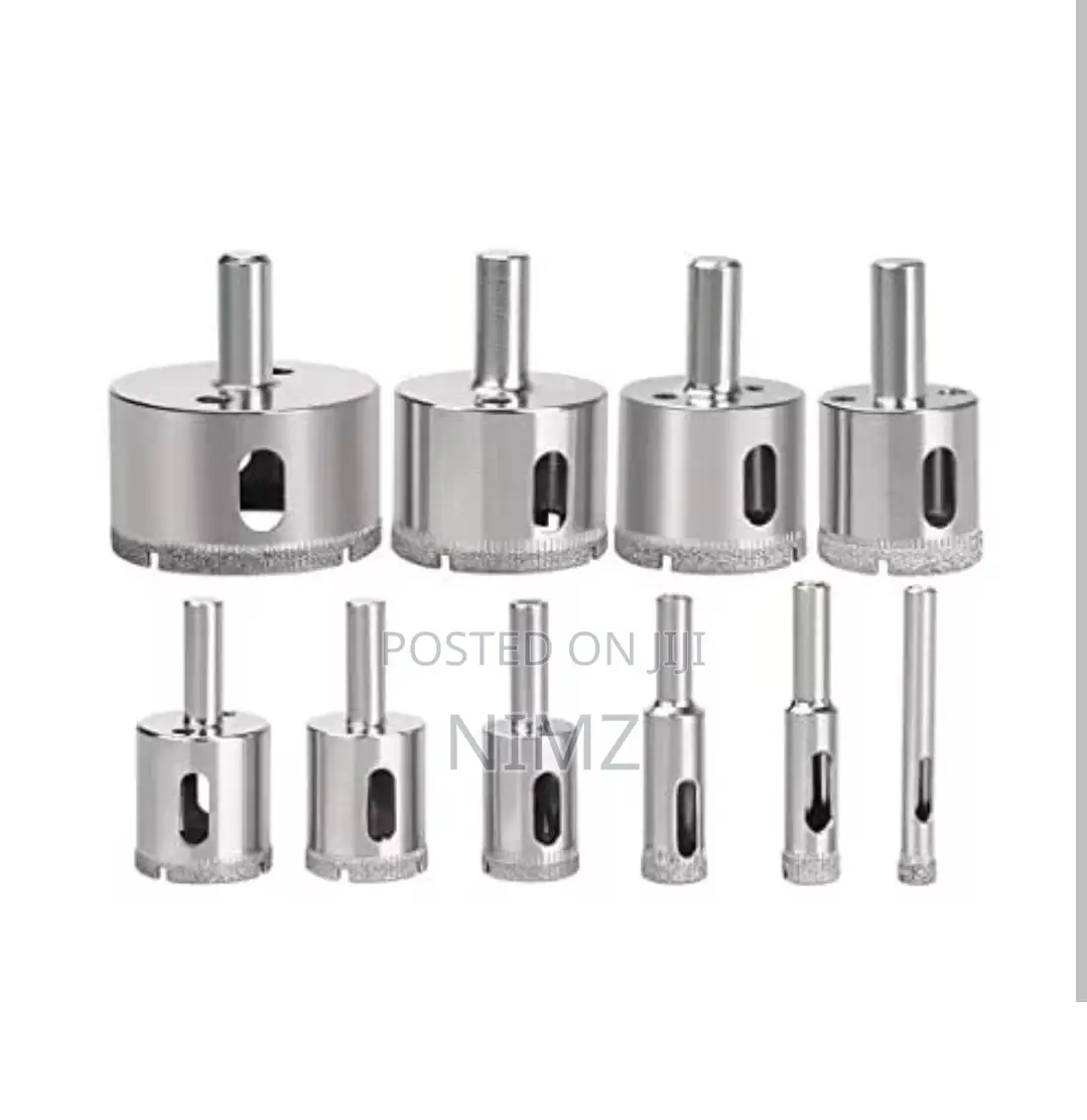 10 PCS SET Diamond Hole Saw Drill Bit Set 1/4" - 2" Inch