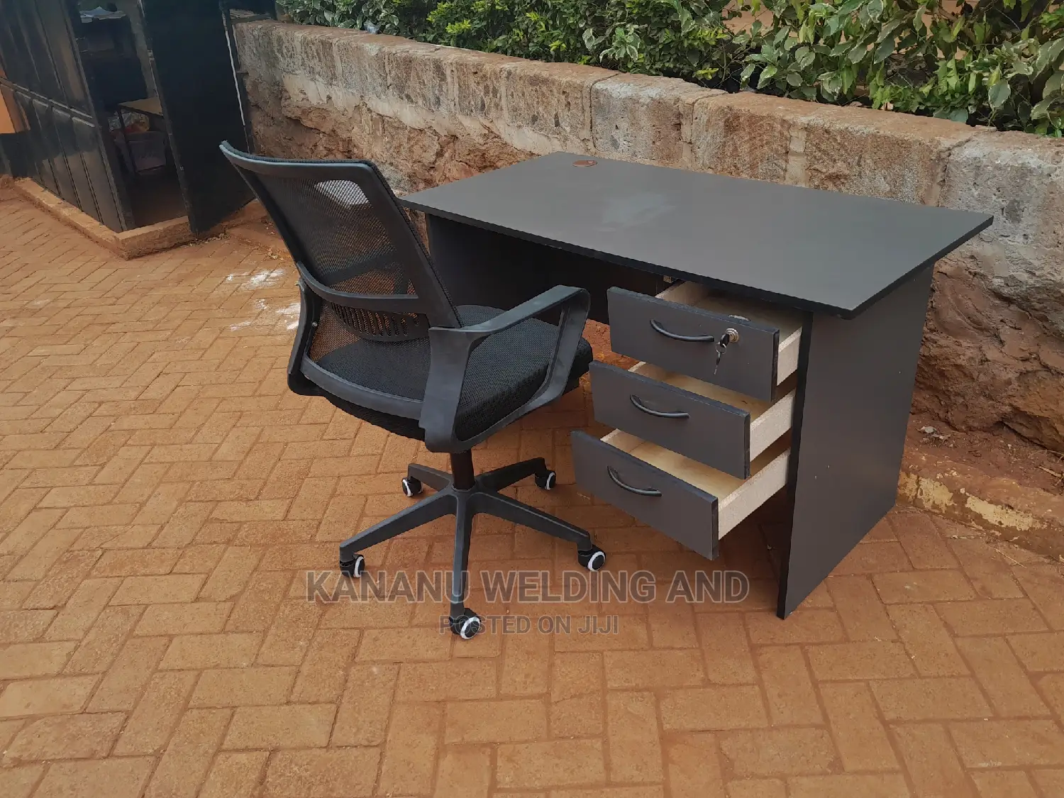 Office Desk and Office Chair