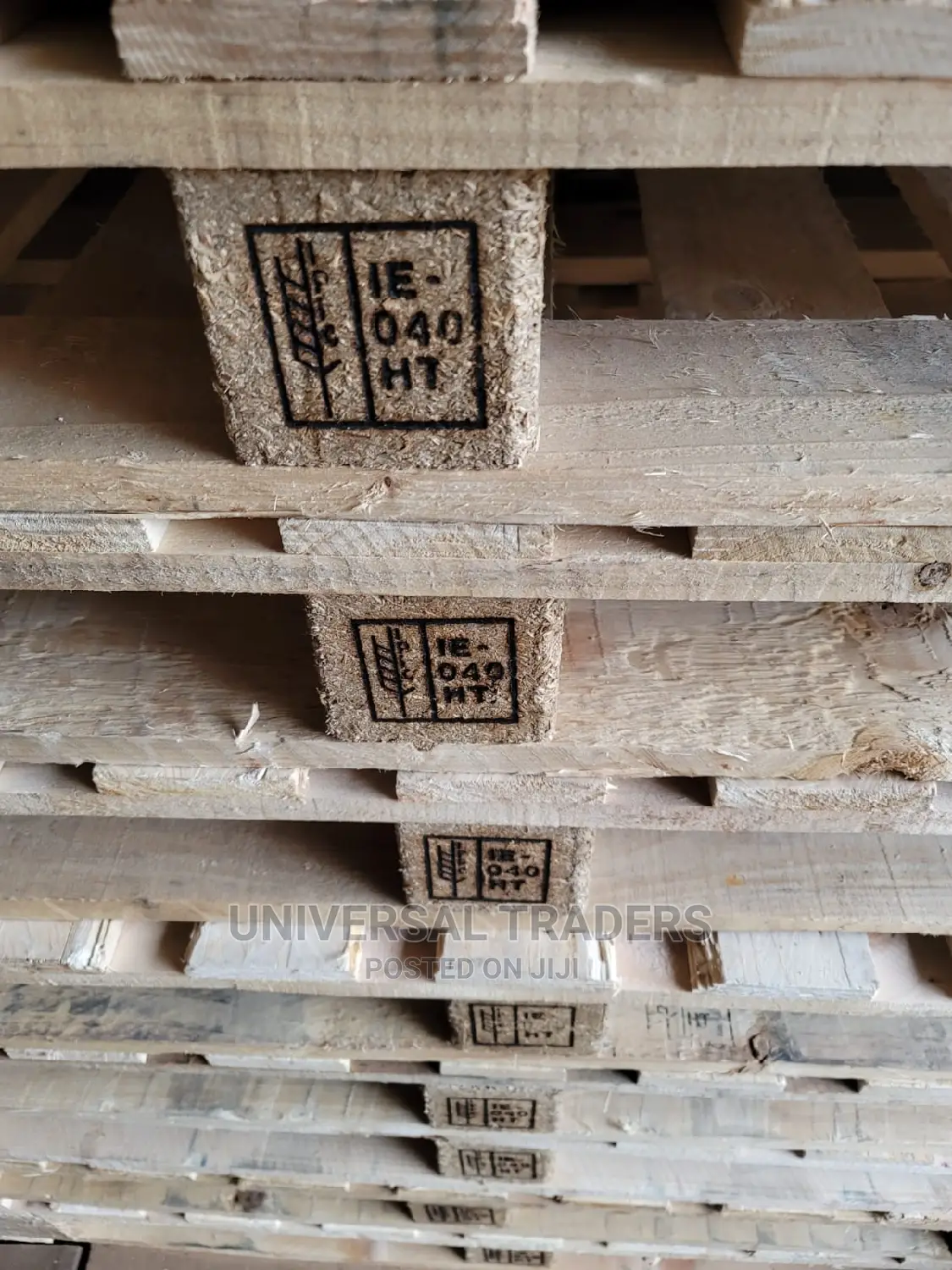 Wood Pallets - Heat Treated Pallets - HT Pallets With Stamps